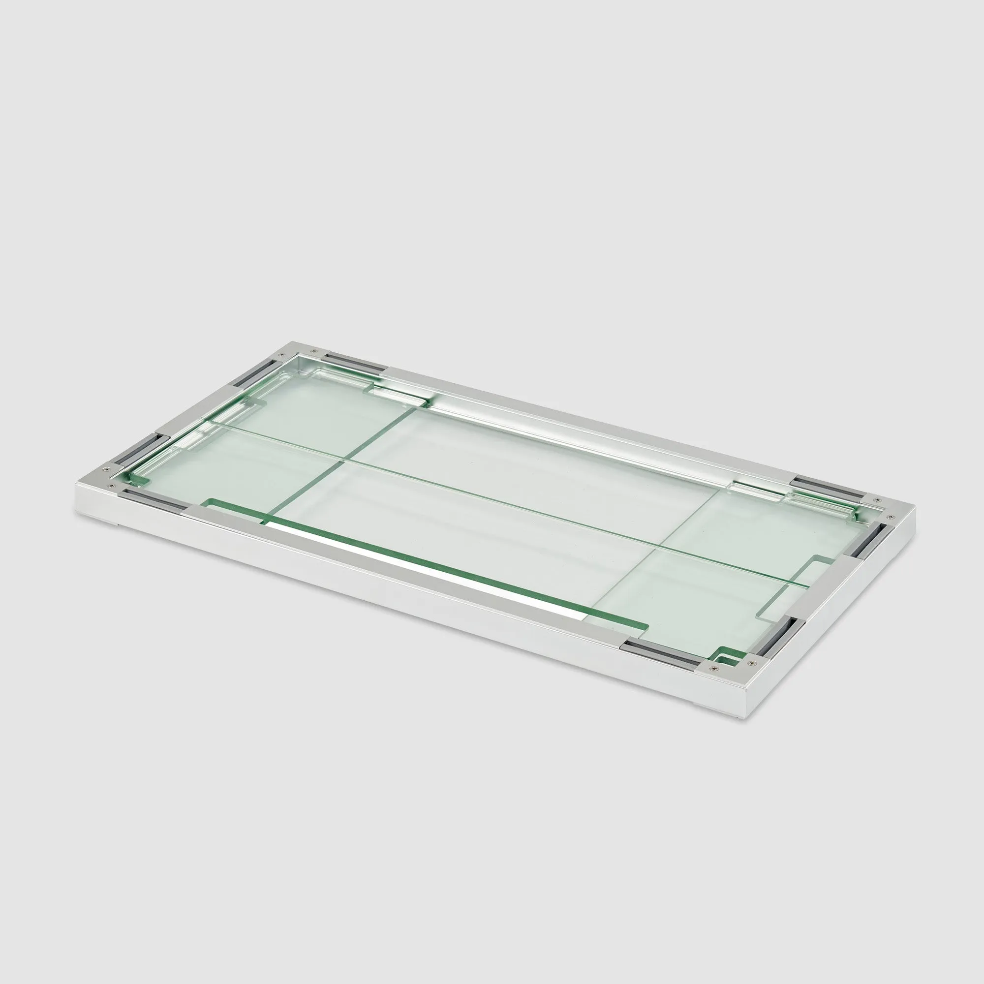 Rectangular Folding Glass Wind Guard (12" x 24") By The Outdoor Great Room