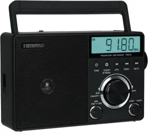 Retekess TR635 Portable Digital Radio,AM FM Shortwave Radios with Best Reception,Backlight LCD Display,Clock,Battery Operated Radio or AC Power,for,Elder,Home
