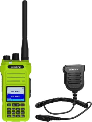 Retevis Ailunce HA1G GMRS Handheld Radio, 2 Way Radio Long Range with Speaker Mic, Dual Band Receiving, IP67 Waterproof Walkie Talkies,Type-C Charging, NOAA 2800mAh,FM Radio, GMRS Radio for Offroad