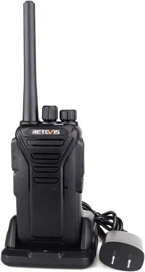 Retevis RT27 2 Way Radio Rechargeable,Long Range Two Way Radios,Walkie Talkie for Adults,USB Charging,for Gift Road Trip Camping Hiking Biking(1 Pack)