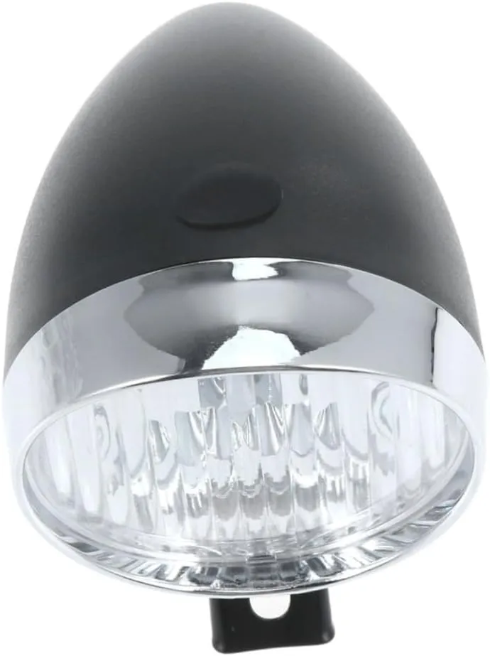 Retro Vintage Bike Headlight 3 Led Cycling Light Waterproof Feature for Nighttime Rides