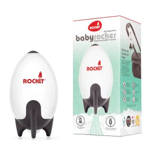 Rockit Rocker USB Rechargeable - Rock-It The Original Portable Baby Rocker Sleep Aid Gently Rocks Stroller or Buggy - Adjustable Speed 60-Min Timer - Fits Pushchairs & Prams Creates Automatic Bouncer