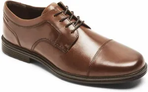Rockport Taylor Waterproof Cap Toe - Shoes for Men - Leather Upper - Synthetic Outsole - Shock Absorbing Heel