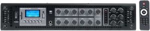 Rockville RCS650-6 650 Watt 6 Zone 70v Commercial Amplifier, Bluetooth, Multi-Zone Control, USB/SD Player, Perfect for Restaurants and Offices