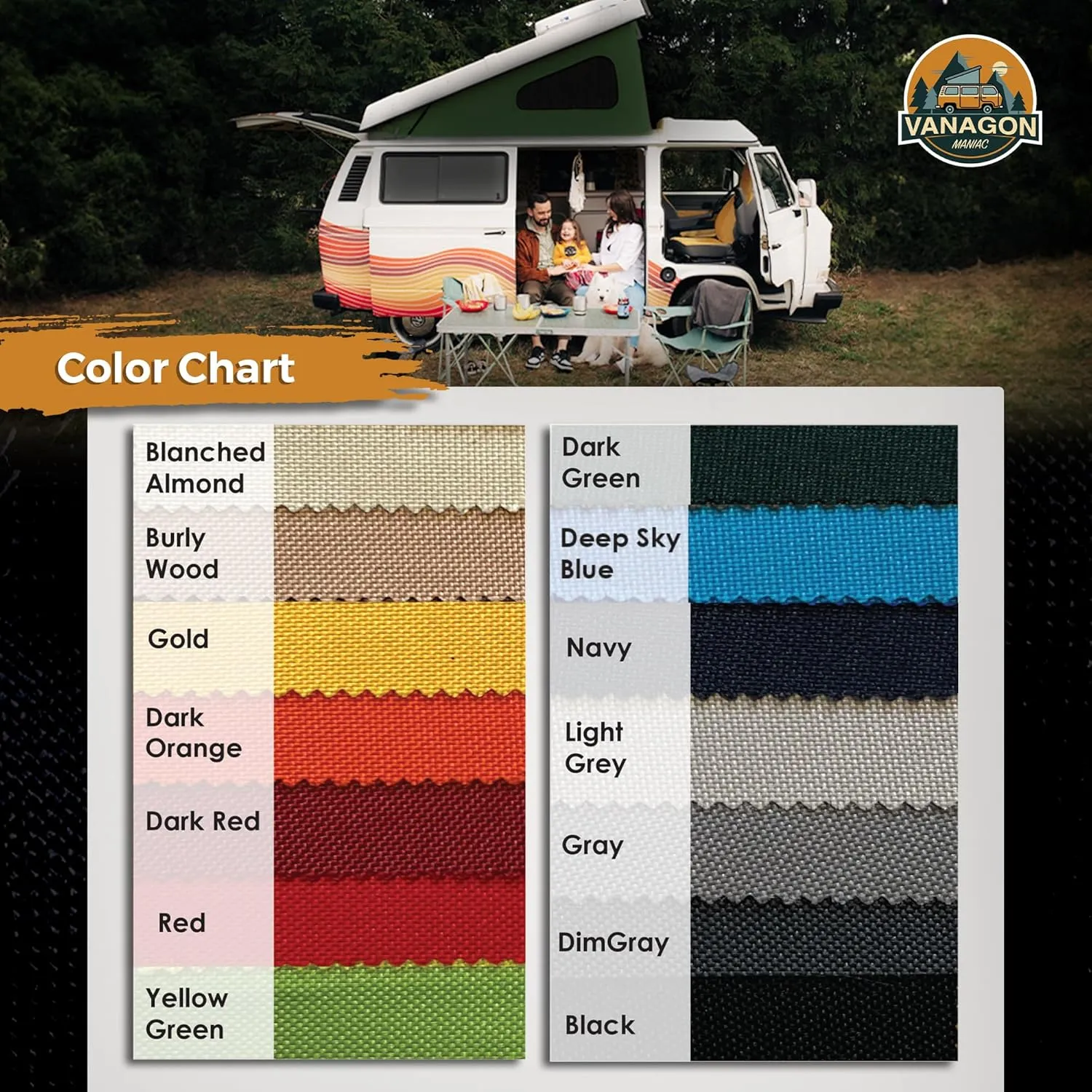 Roof Top Tent Camping 3 Window Roof Tent Pop Top Camper Canvas Compatible with VW T4 Eurovan Weekender Short Wheel Based SWB Camper - 2 Person Rooftop Tents