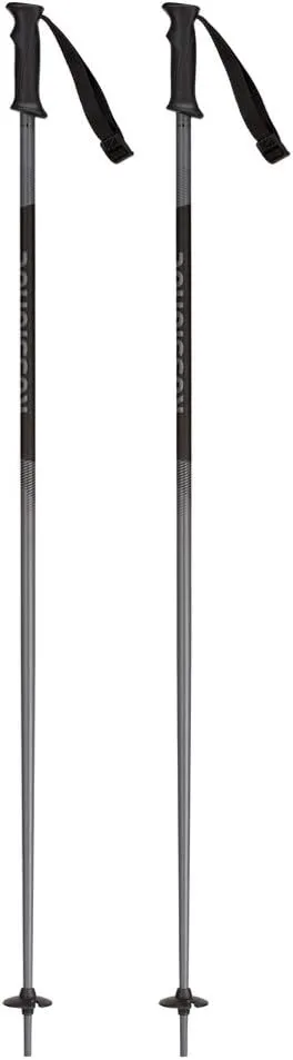 Rossignol Tactic Grey/Black Ski Poles, Men, Mens, RDI2010, Gray/Black