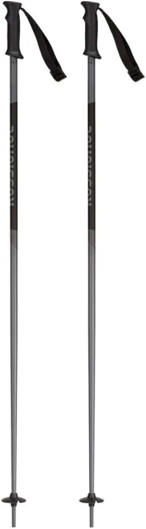 Rossignol Tactic Grey/Black Ski Poles, Men, Mens, RDI2010, Gray/Black