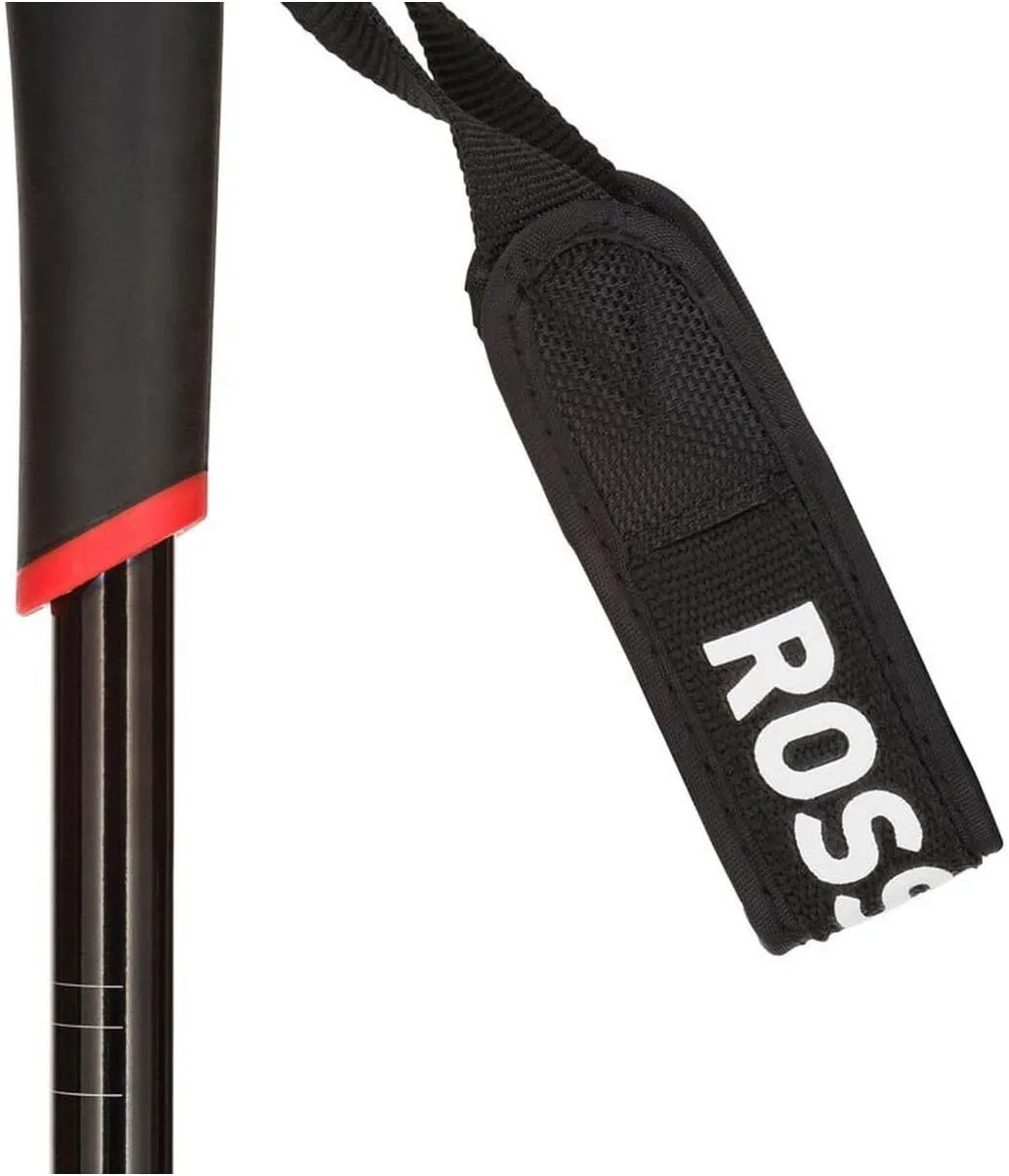 Rossignol Unisex Adults FT-600 Lightweight Aluminum Touring Nordic Ski Poles with Dual-Density Rubber Grip and Padded Wrist Strap | Cross-Country Skiing, Winter Sports