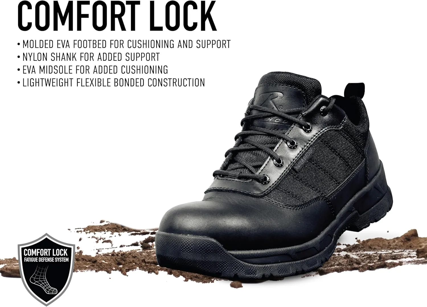 Rothco Guardian Tactical Shoe – 4 Inch – Waterproof & Lightweight Sneakers for Public Safety, EMTs, and More