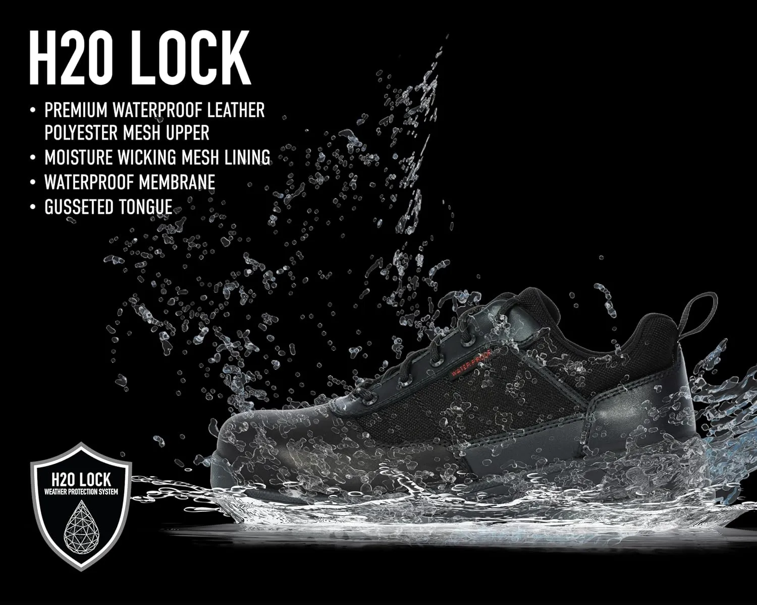 Rothco Guardian Tactical Shoe – 4 Inch – Waterproof & Lightweight Sneakers for Public Safety, EMTs, and More