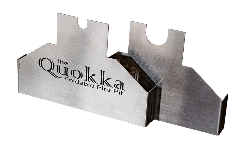 Rotisserie Brackets for the Quokka Folding Fire Pit