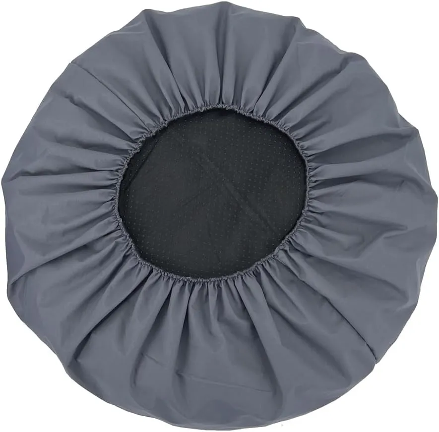 Round Dog Bed Cover Waterproof Grey 20 Inch