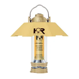 RUNHUI 3000mAh Retro Camping Lantern – Waterproof Tent Light with Stepless Dimming
