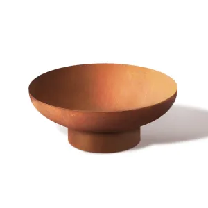 Rustic Round Outdoor Fire Pit - 70CM