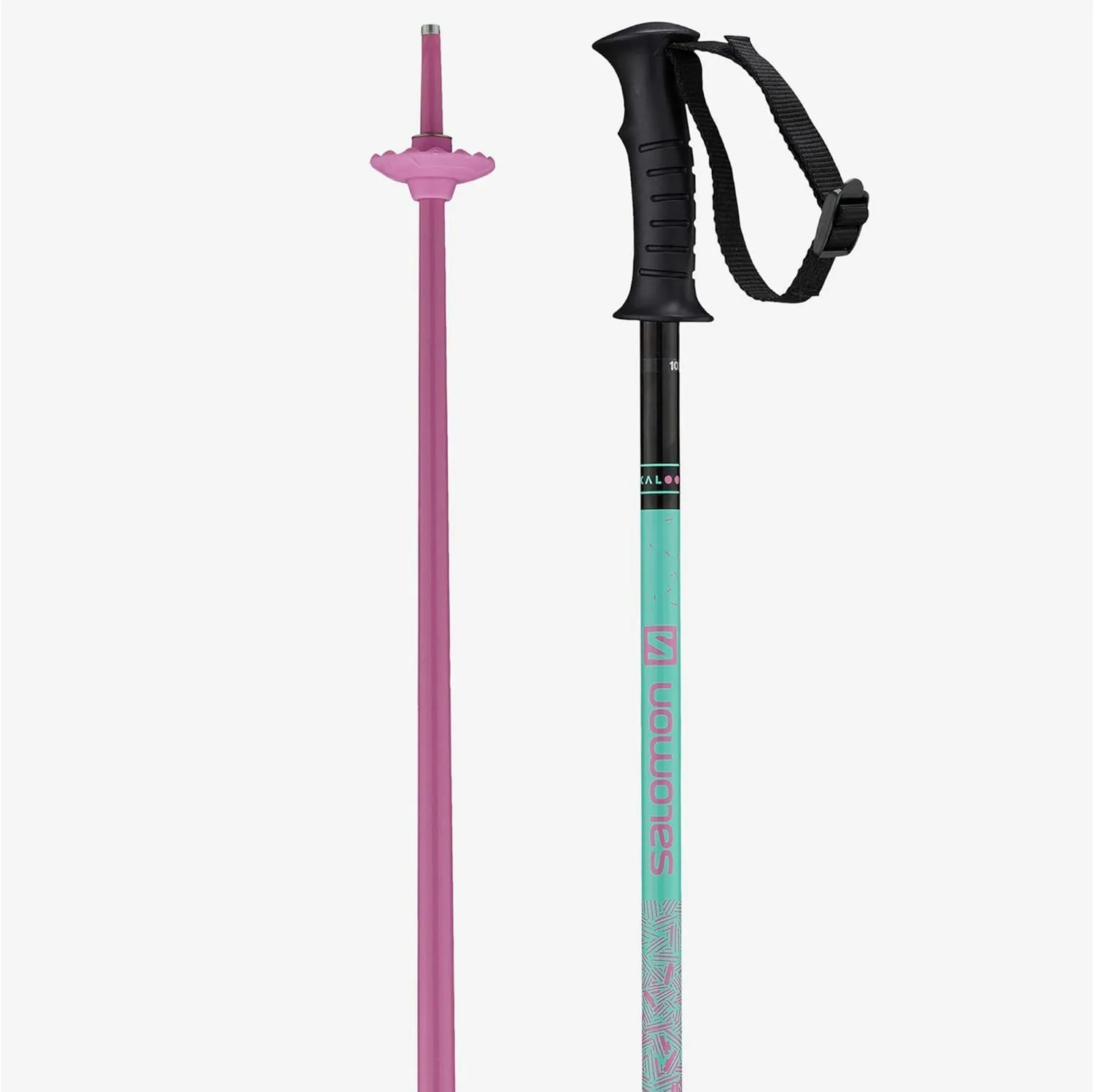 Salomon Kaloo Junior Alpine Ski Poles, Size 100, Blue