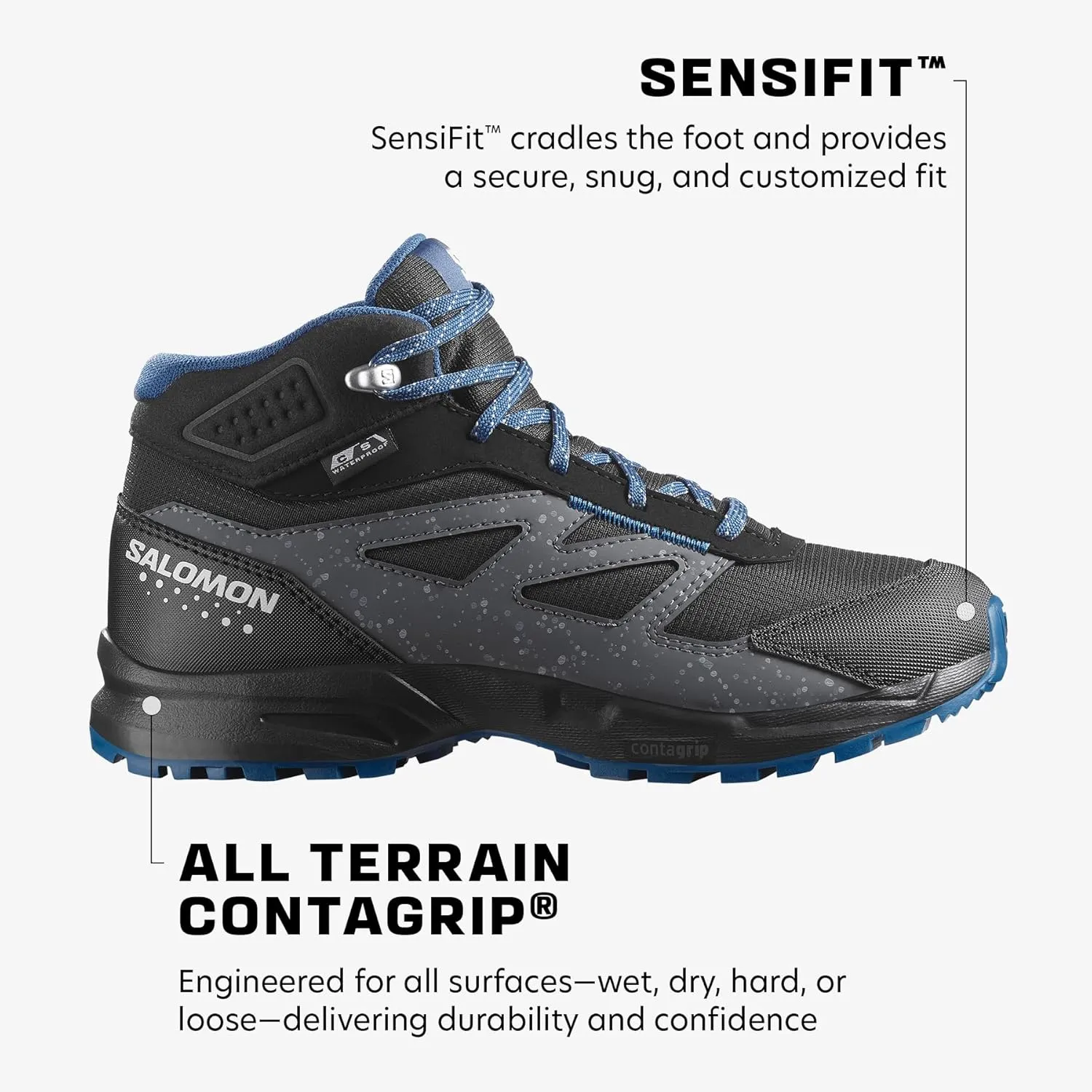 Salomon Unisex Junior Outway Mid Climasalomon Waterproof Trail Shoes for Kids