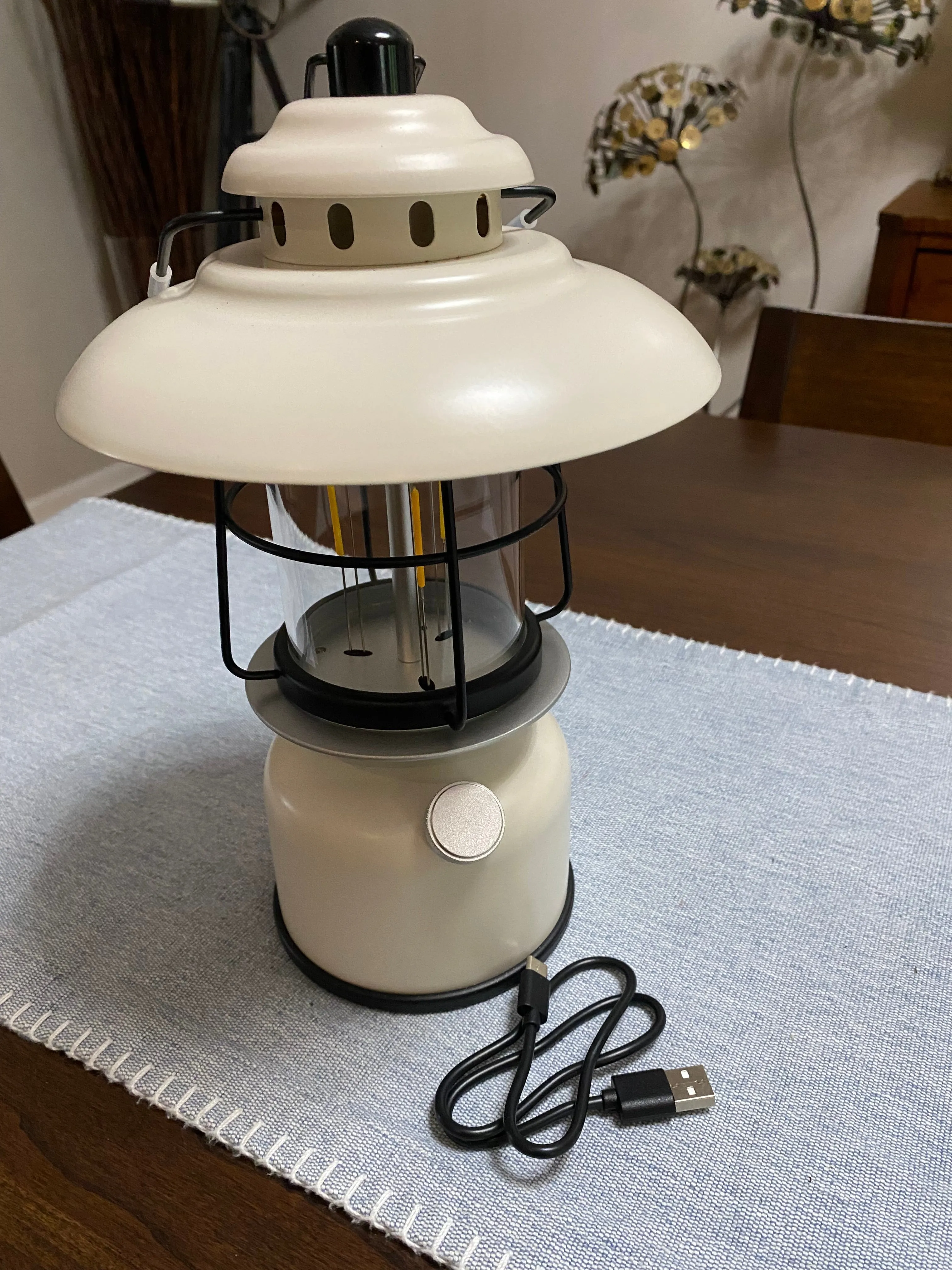 Saturn camping Lantern by Peterson Housewares & Artwares
