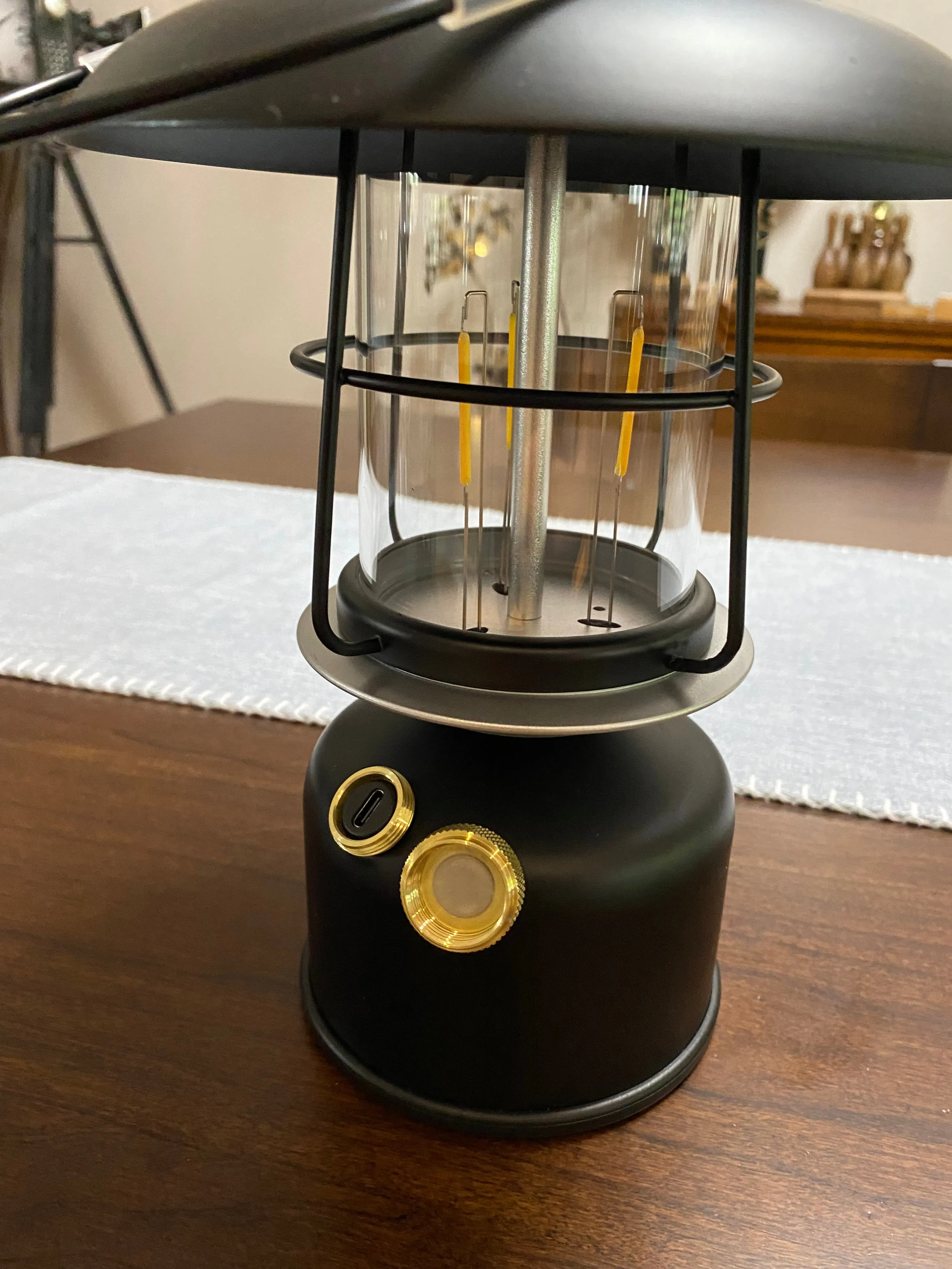 Saturn camping Lantern by Peterson Housewares & Artwares