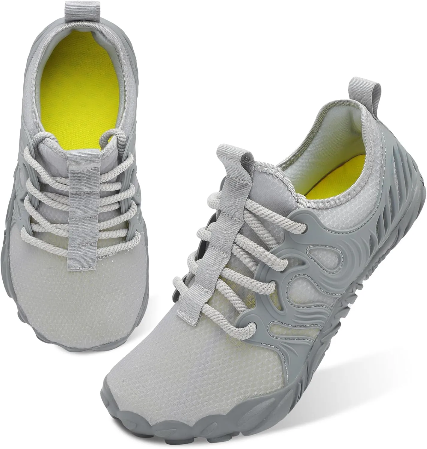 Scurtain Unisex Mens Womens Athletic Hiking Water Shoes Barefoot Aqua Shoes for Beach Swimming Hiking Boating Sailing