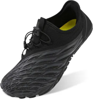 Scurtain Unisex Mens Womens Athletic Hiking Water Shoes Barefoot Aqua Shoes for Beach Swimming Hiking Boating Sailing