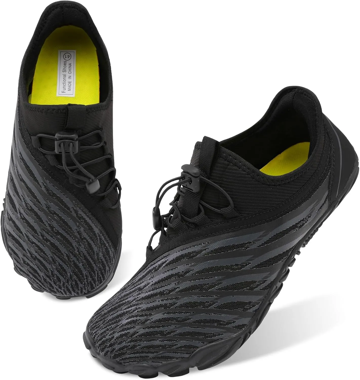 Scurtain Unisex Mens Womens Athletic Hiking Water Shoes Barefoot Aqua Shoes for Beach Swimming Hiking Boating Sailing