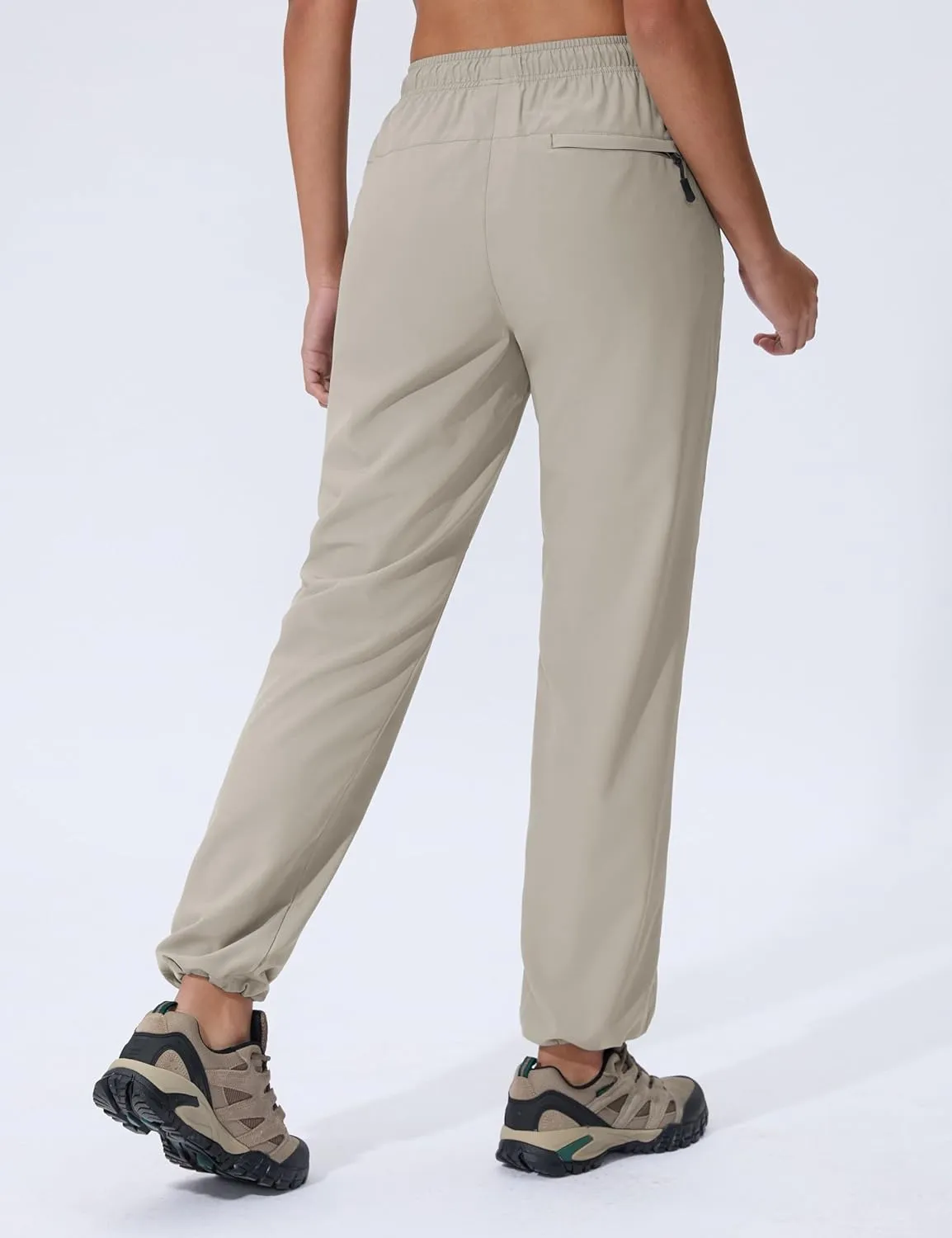 Seamaid Women's Hiking Pants Quick Dry Lightweight Travel Pants with Zipper Pockets Water Resistant for Outdoor Camping
