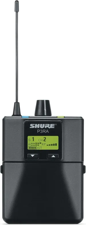 Shure P3RA Premium Wireless Bodypack Receiver for PSM300 Personal Monitoring Systems - J13 Band