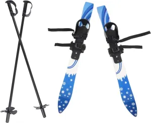Ski kit, Children's skis and Poles, Winter Sports Cross-Country Skiing Backyard ski kit Children's Beginner skis and Poles