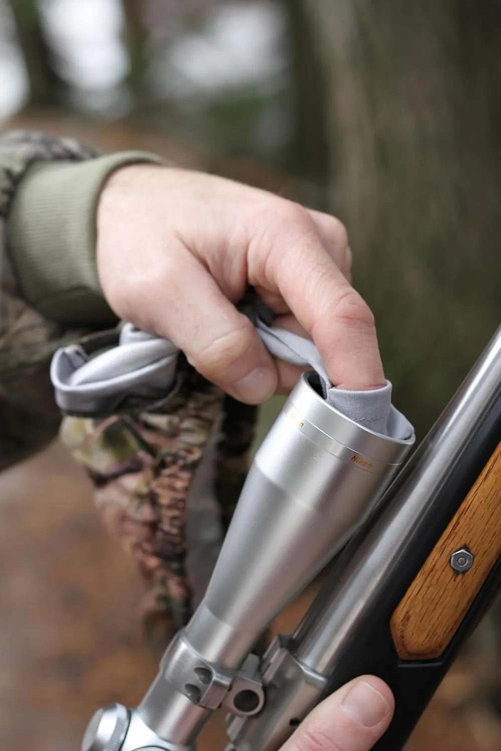 Slicker NX and NX2 Hunting Rifle Scope Cover | Sizes: Medium fits 12"- 17", Large fits 14"- 20"