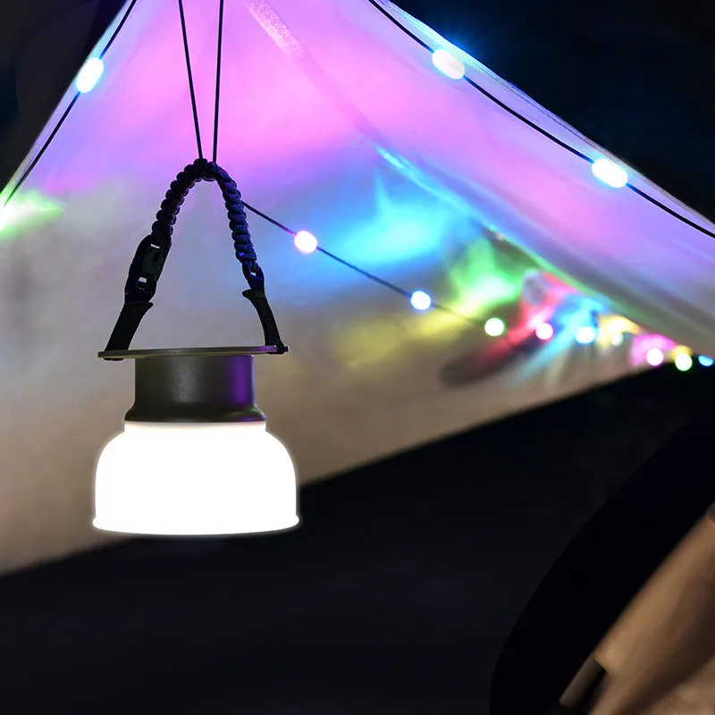 Solar Top-quality at low price Global shipping Multifunctional Energy Colorful Camping Camping RGB Lights
