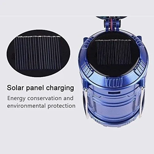 Solar USB Charging Tent Light   Fan