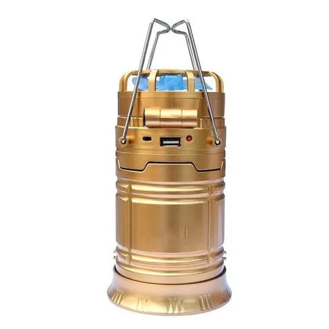 Solar USB Charging Tent Light   Fan