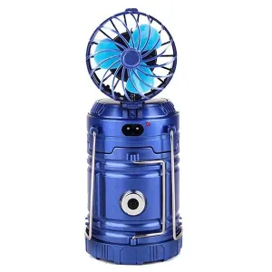 Solar USB Charging Tent Light   Fan