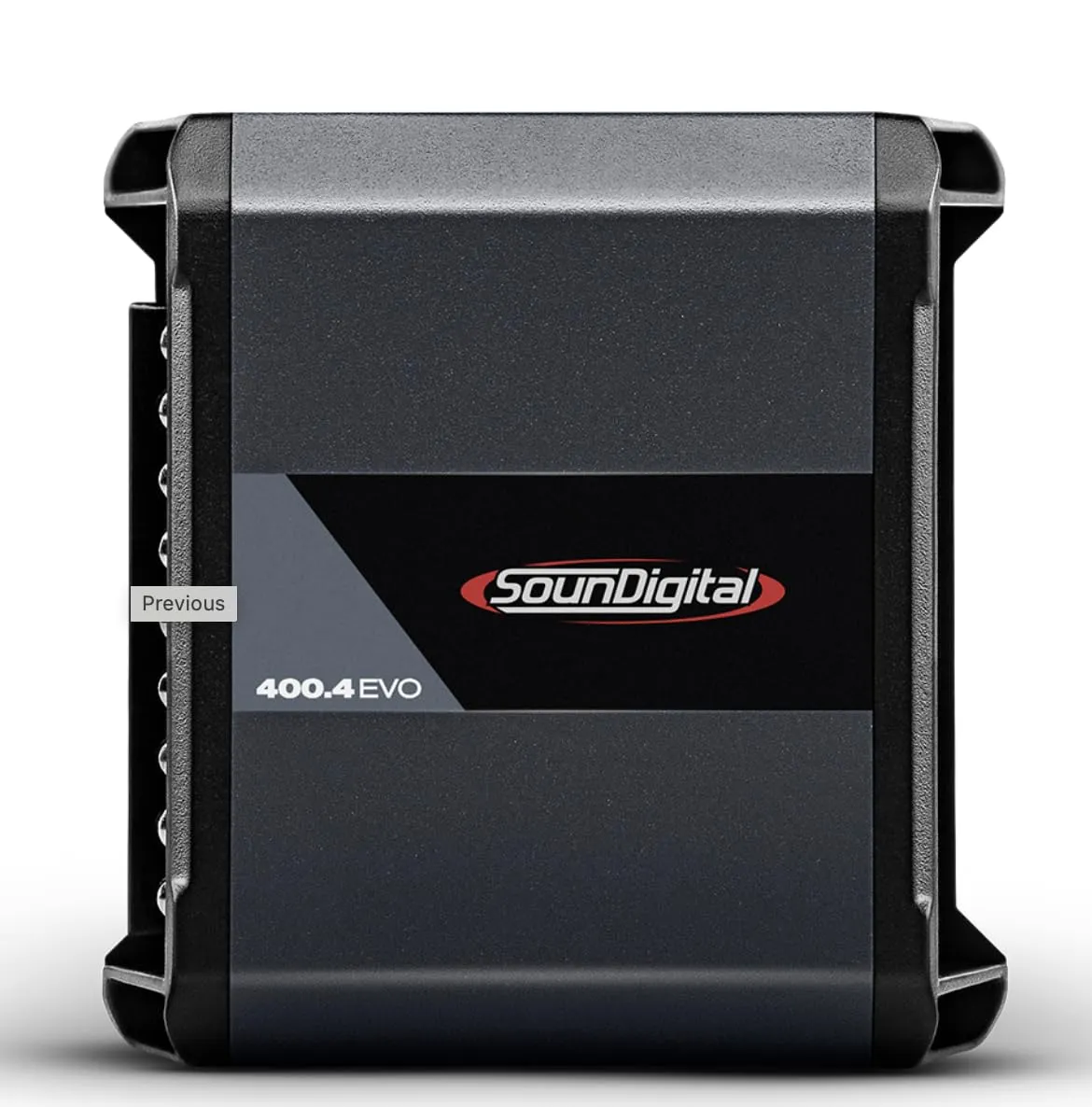 SounDigital - Car & Motorcycle Full Range Amplifier 400X4-4 Channels 400 Watts RMS 4 Ohm EVO4.0, 400.4 1