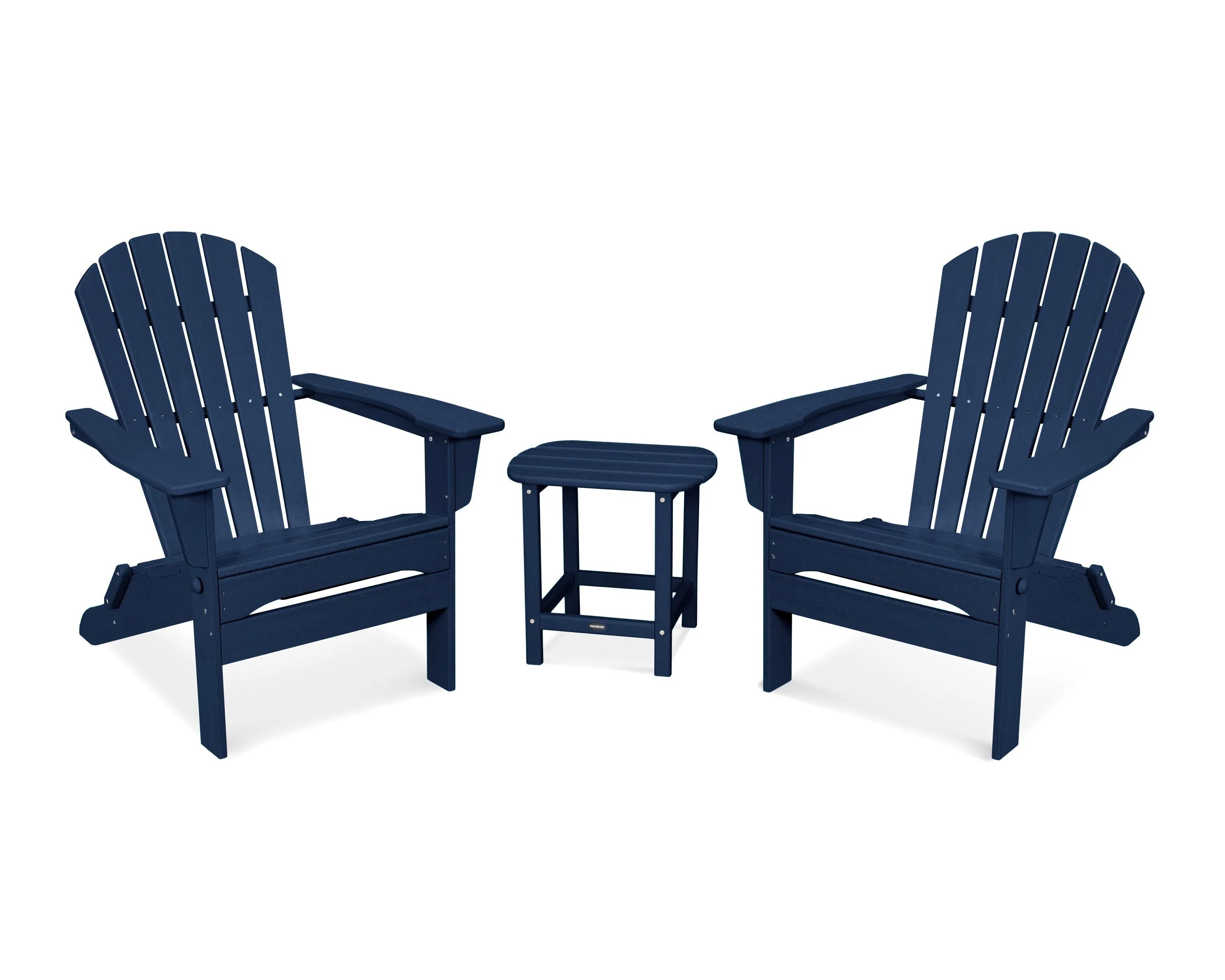 South Beach 3-Piece Folding Adirondack Set