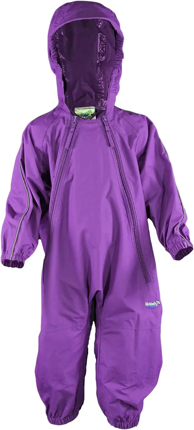 Splashy Waterproof One Piece Rainsuits and MudStopper Coveralls for Kids