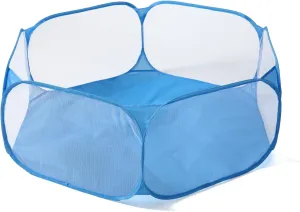 STARBOLO Kids Ball Pit Play Pool Play Tent, Toy Ball Play Pool Foldable Play Tent for Kids Girls Boys Pets Indoor and Outdoor, Balls Not Included (Blue).