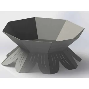 Stylish Octagon Fire Pit DXF for CNC | Outdoor Fireplaces Cut Files