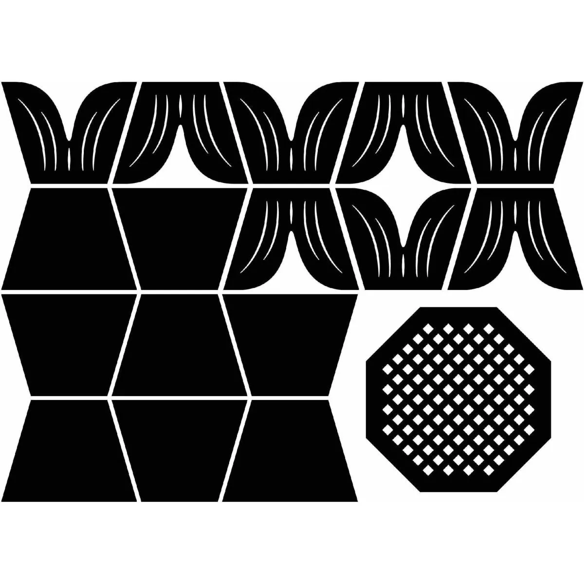 Stylish Octagon Fire Pit DXF for CNC | Outdoor Fireplaces Cut Files
