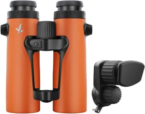 SWAROVSKI OPTIK EL Range with Tracking Assistant 10x42 Orange Binocular Bundle with SWAROVSKI OPTIK Forehead Rest for EL Range Binoculars with Tracking Assistant (2 Items)