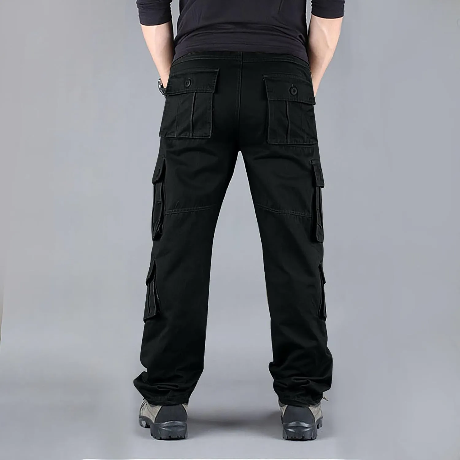 Tactical Pants for Men Stretch Ripstop Waterproof Utility Cargo Hiking Pants Lightweight Work Pant Fishing with Pockets