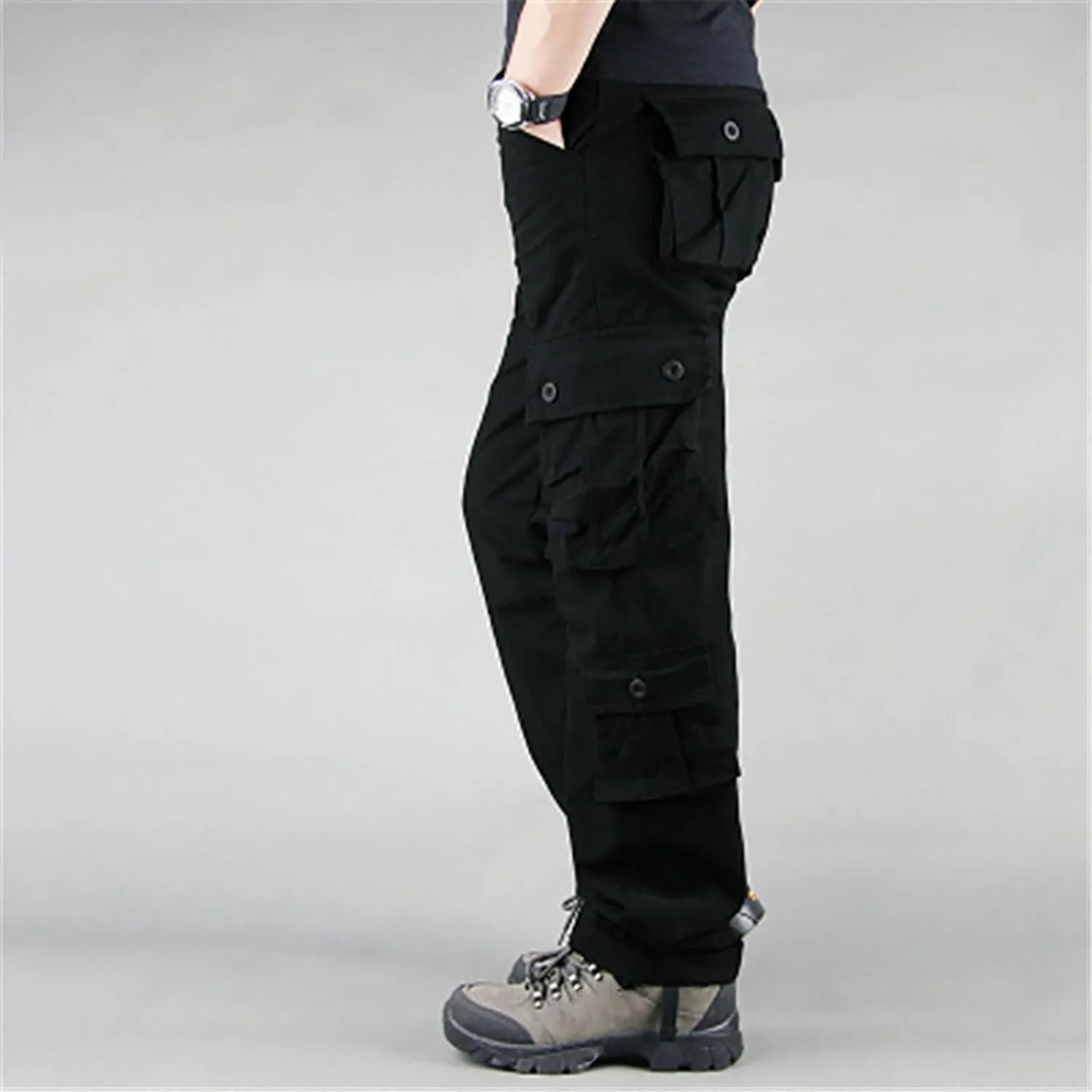 Tactical Pants for Men Stretch Ripstop Waterproof Utility Cargo Hiking Pants Lightweight Work Pant Fishing with Pockets