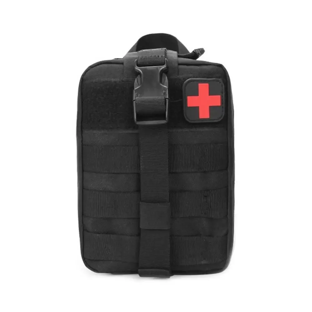 Tactical Waist Pack Camping Climbing Bag Black Emergency Case Outdoor Water First Aid Kits Travel Oxford Cloth