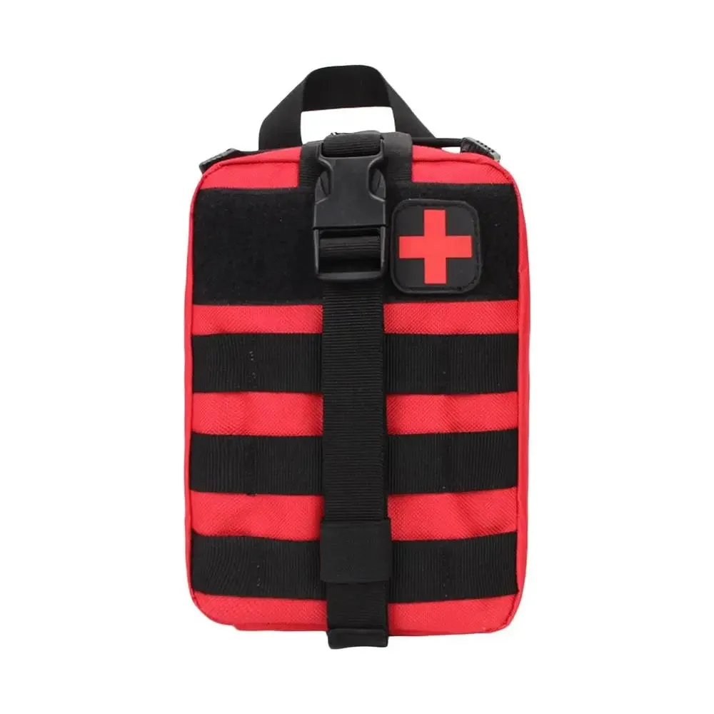 Tactical Waist Pack Camping Climbing Bag Black Emergency Case Outdoor Water First Aid Kits Travel Oxford Cloth