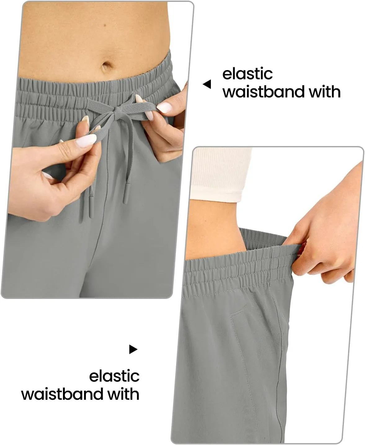 TBMPOY Women's Hiking Cargo Shorts 8.5" Lightweight Quick-Dry Water Resistant Athletic Shorts with Zipper Pockets