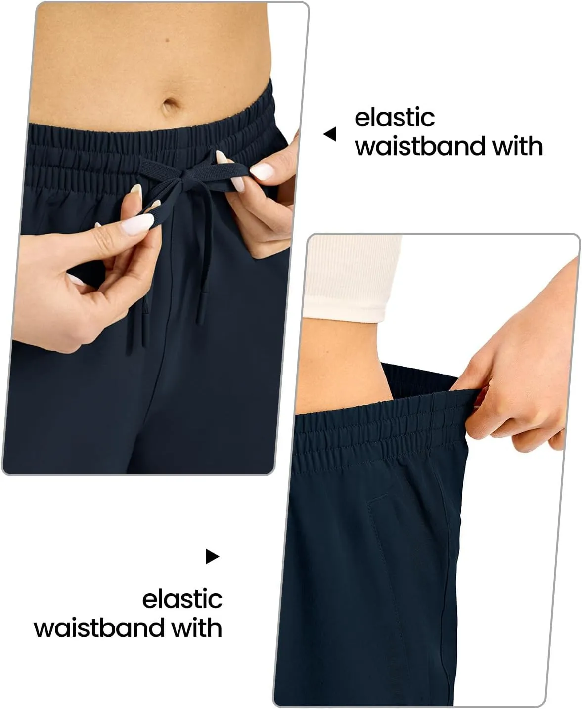 TBMPOY Women's Hiking Cargo Shorts 8.5" Lightweight Quick-Dry Water Resistant Athletic Shorts with Zipper Pockets