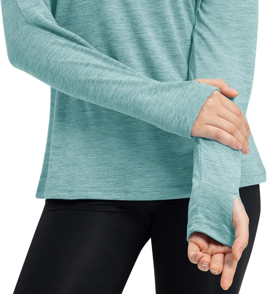 TBMPOY Womens UPF 50  Sun Protection Hoodie Shirt Long Sleeve Fishing Hiking Outdoor UV Shirt Lightweight