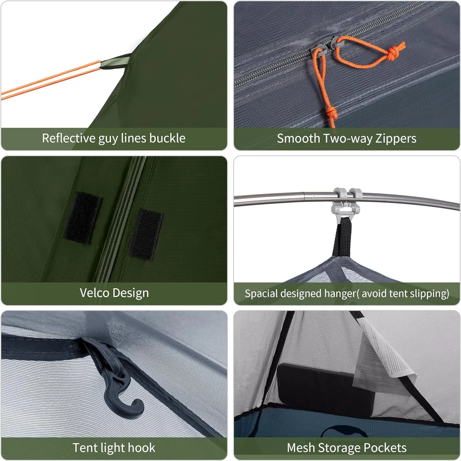 Tent One Person Limited-time offer with Waterproof Included Standing Person Backpacking Set Person Exclusive promotion 1 Footprint Tent, Easy Person, 1 Free Tent, up Tent for Lightweight Single Bikepacking