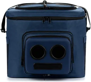 The #1 Cooler with Speakers on Amazon. 20-Watt Bluetooth Speakers for Parties/Festivals/Boat/Beach. Rechargeable, Works with iPhone & Android (Blue)
