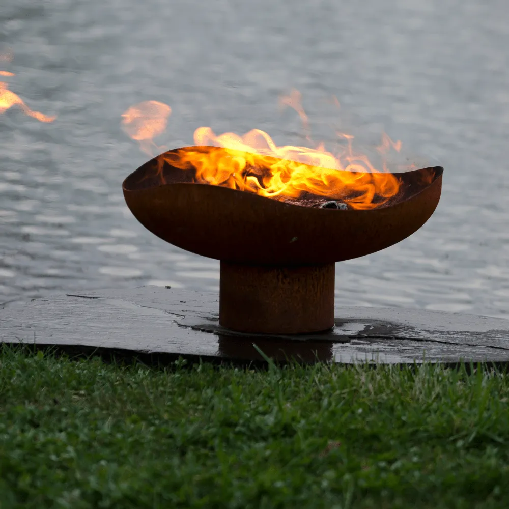 The Fire Pit Gallery 24-Inch Mini Sand Dune Portable Steel Fire Bowl